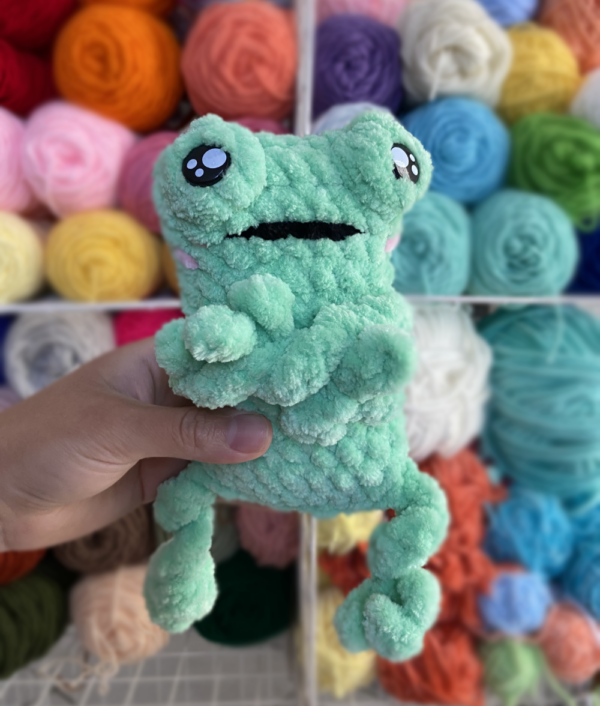 Jumbo Leggy Frog by Pokey Alma - Crochet Plushies